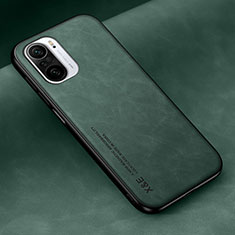 Soft Luxury Leather Snap On Case Cover DY2 for Xiaomi Mi 11X 5G Green