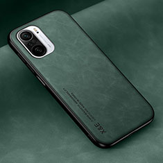 Soft Luxury Leather Snap On Case Cover DY2 for Xiaomi Redmi K40 5G Green