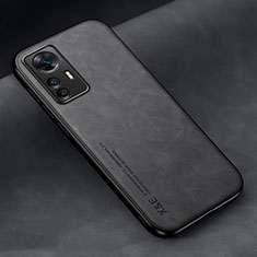 Soft Luxury Leather Snap On Case Cover DY2 for Xiaomi Redmi K50 Ultra 5G Black