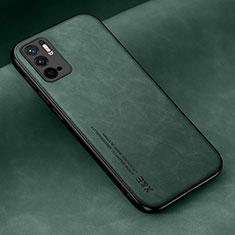 Soft Luxury Leather Snap On Case Cover DY2 for Xiaomi Redmi Note 10T 5G Green