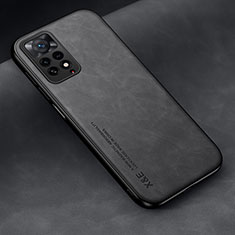 Soft Luxury Leather Snap On Case Cover DY2 for Xiaomi Redmi Note 11 Pro 5G Black