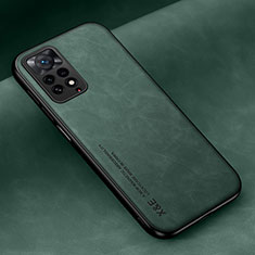 Soft Luxury Leather Snap On Case Cover DY2 for Xiaomi Redmi Note 11 Pro 5G Green