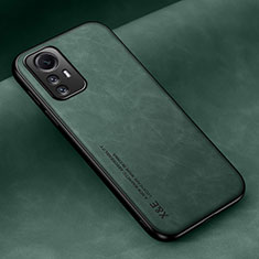 Soft Luxury Leather Snap On Case Cover DY2 for Xiaomi Redmi Note 12S Green