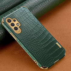 Soft Luxury Leather Snap On Case Cover for Samsung Galaxy A32 4G Green