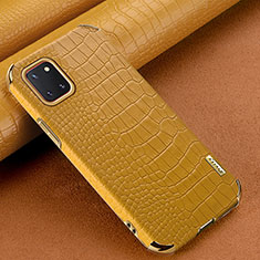 Soft Luxury Leather Snap On Case Cover for Samsung Galaxy A81 Yellow