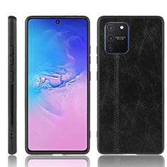Soft Luxury Leather Snap On Case Cover for Samsung Galaxy S10 Lite Black