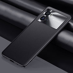 Soft Luxury Leather Snap On Case Cover for Vivo iQOO 9 Pro 5G Black