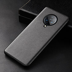 Soft Luxury Leather Snap On Case Cover for Vivo Nex 3S Black