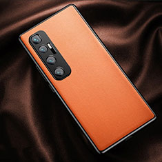 Soft Luxury Leather Snap On Case Cover for Xiaomi Mi 10 Ultra Orange