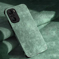 Soft Luxury Leather Snap On Case Cover for Xiaomi Mi 11X Pro 5G Green