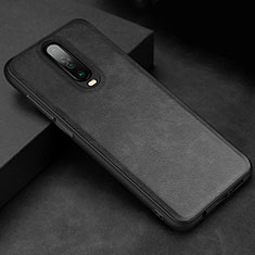 Soft Luxury Leather Snap On Case Cover for Xiaomi Poco X2 Black