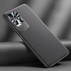 Soft Luxury Leather Snap On Case Cover for Xiaomi Redmi K40S 5G Black