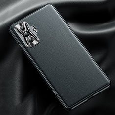 Soft Luxury Leather Snap On Case Cover for Xiaomi Redmi K50 Gaming 5G Black