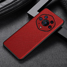 Soft Luxury Leather Snap On Case Cover GS1 for Huawei Honor Magic3 Pro+ Plus 5G Red