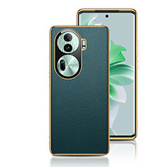 Soft Luxury Leather Snap On Case Cover GS1 for Oppo Reno11 Pro 5G Green