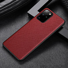 Soft Luxury Leather Snap On Case Cover GS1 for Samsung Galaxy S20 Plus Red