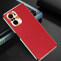 Soft Luxury Leather Snap On Case Cover GS2 for Xiaomi Mi 11i 5G Red