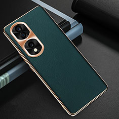 Soft Luxury Leather Snap On Case Cover GS3 for Huawei Honor 70 Pro 5G Green