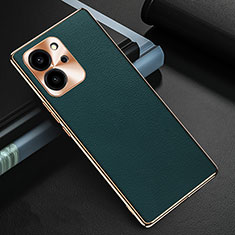 Soft Luxury Leather Snap On Case Cover GS3 for Huawei Honor 80 SE 5G Green