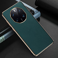 Soft Luxury Leather Snap On Case Cover GS3 for Huawei Mate 50 RS Green