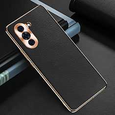 Soft Luxury Leather Snap On Case Cover GS3 for Huawei Nova 10 Black