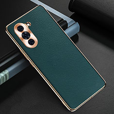 Soft Luxury Leather Snap On Case Cover GS3 for Huawei Nova 10 Pro Green