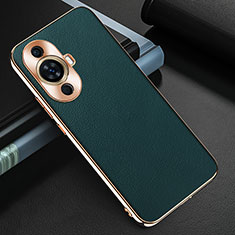 Soft Luxury Leather Snap On Case Cover GS3 for Huawei Nova 11 Ultra Green