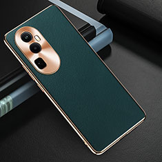 Soft Luxury Leather Snap On Case Cover GS3 for Oppo Reno10 Pro+ Plus 5G Green