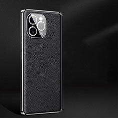 Soft Luxury Leather Snap On Case Cover JB2 for Huawei Honor 60 SE 5G Black