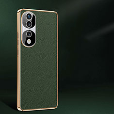 Soft Luxury Leather Snap On Case Cover JB2 for Huawei Honor 70 Pro 5G Green