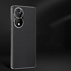 Soft Luxury Leather Snap On Case Cover JB2 for Huawei Honor 80 5G Black