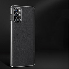 Soft Luxury Leather Snap On Case Cover JB2 for OnePlus 9R 5G Black