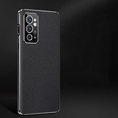 Soft Luxury Leather Snap On Case Cover JB2 for OnePlus 9RT 5G Black