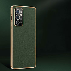 Soft Luxury Leather Snap On Case Cover JB2 for OnePlus 9RT 5G Green