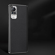 Soft Luxury Leather Snap On Case Cover JB2 for Xiaomi Civi 1S 5G Black