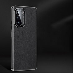 Soft Luxury Leather Snap On Case Cover JB2 for Xiaomi Redmi K40 5G Black