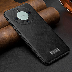 Soft Luxury Leather Snap On Case Cover LD1 for Huawei Mate 60 Black