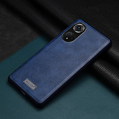 Soft Luxury Leather Snap On Case Cover LD1 for Huawei Nova 9 Blue