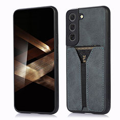 Soft Luxury Leather Snap On Case Cover M02T for Samsung Galaxy S24 Plus 5G Black