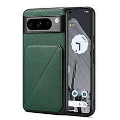 Soft Luxury Leather Snap On Case Cover MT1 for Google Pixel 8 Pro 5G Green