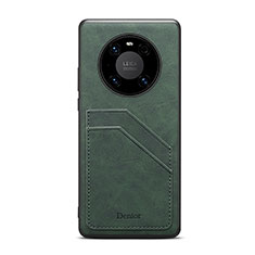 Soft Luxury Leather Snap On Case Cover MT3 for Huawei Mate 50E Green