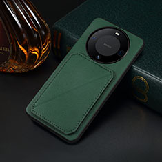 Soft Luxury Leather Snap On Case Cover MT4 for Huawei Mate 60 Pro Green