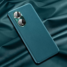 Soft Luxury Leather Snap On Case Cover QK1 for Huawei Honor 50 Pro 5G Green