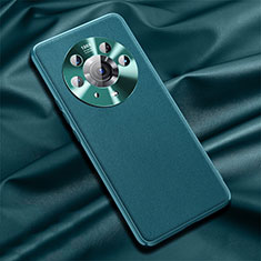 Soft Luxury Leather Snap On Case Cover QK1 for Huawei Honor Magic3 Pro 5G Green