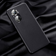 Soft Luxury Leather Snap On Case Cover QK1 for Huawei Nova 9 Pro Black