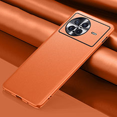 Soft Luxury Leather Snap On Case Cover QK1 for Vivo X Note Orange