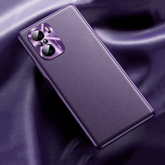 Soft Luxury Leather Snap On Case Cover QK1 for Xiaomi Mi 11X 5G Purple