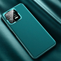 Soft Luxury Leather Snap On Case Cover QK1 for Xiaomi Mi 13 Pro 5G Green