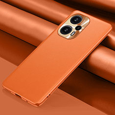 Soft Luxury Leather Snap On Case Cover QK1 for Xiaomi Poco F5 5G Orange