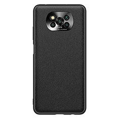 Soft Luxury Leather Snap On Case Cover QK1 for Xiaomi Poco X3 NFC Black